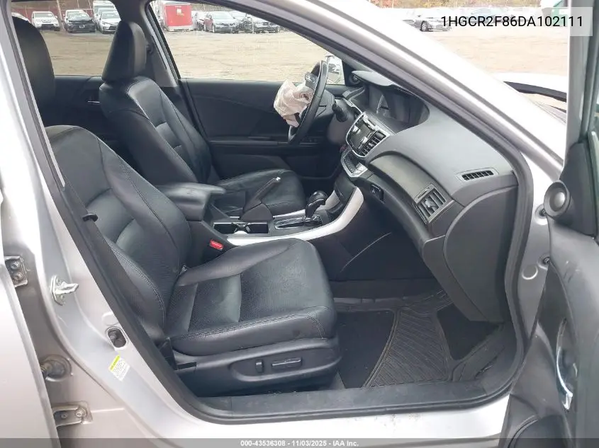 1HGCR2F86DA102111 2013 Honda Accord Ex-L