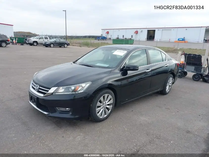 1HGCR2F83DA001334 2013 Honda Accord Ex-L