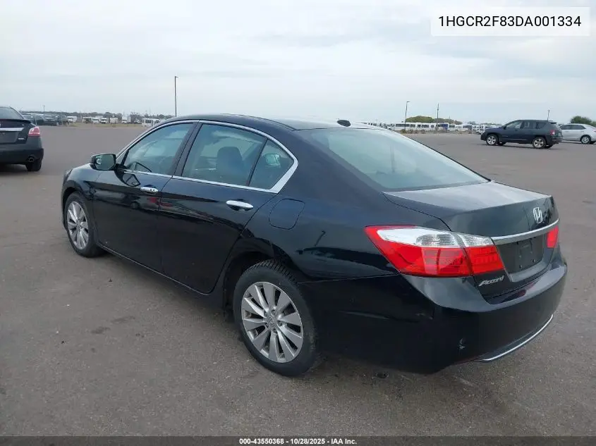 1HGCR2F83DA001334 2013 Honda Accord Ex-L