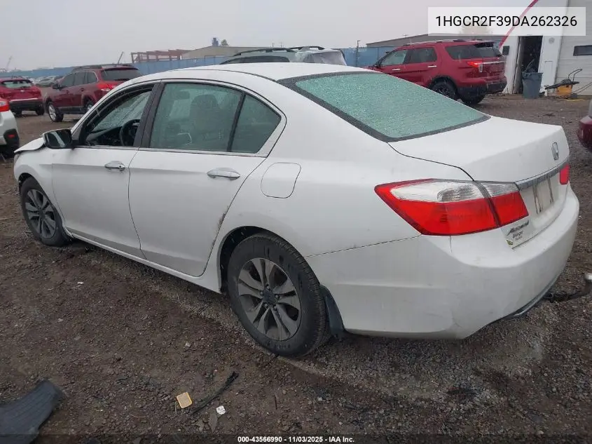 1HGCR2F39DA262326 2013 Honda Accord Lx