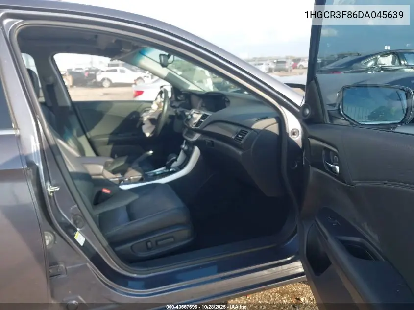 1HGCR3F86DA045639 2013 Honda Accord Ex-L V-6