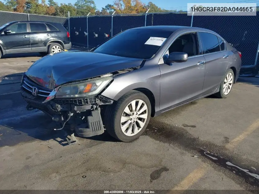 1HGCR3F82DA044665 2013 Honda Accord Ex-L V-6