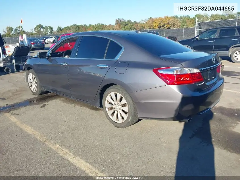 1HGCR3F82DA044665 2013 Honda Accord Ex-L V-6