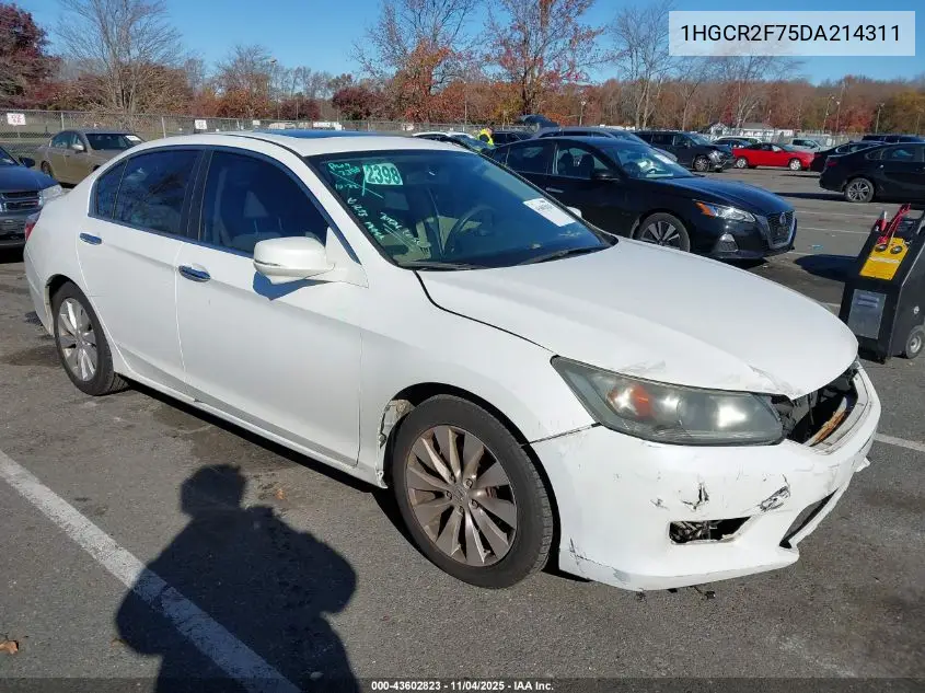 1HGCR2F75DA214311 2013 Honda Accord Ex