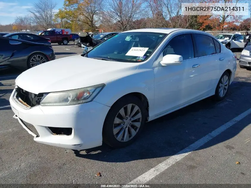 1HGCR2F75DA214311 2013 Honda Accord Ex