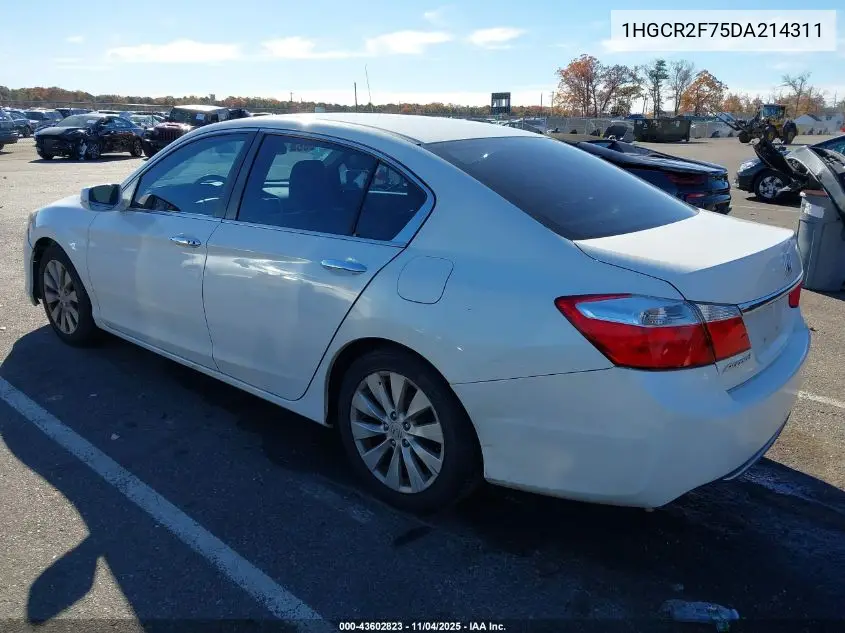 1HGCR2F75DA214311 2013 Honda Accord Ex