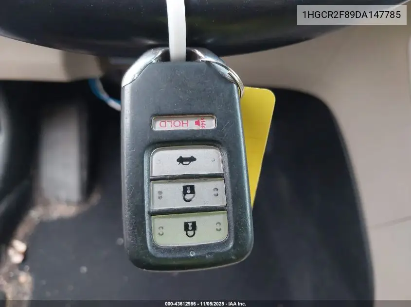 1HGCR2F89DA147785 2013 Honda Accord Sdn Ex-L