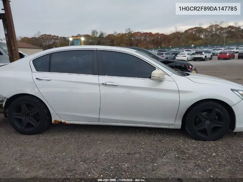 1HGCR2F89DA147785 2013 Honda Accord Sdn Ex-L