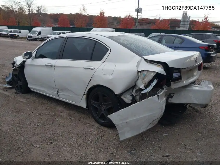1HGCR2F89DA147785 2013 Honda Accord Sdn Ex-L