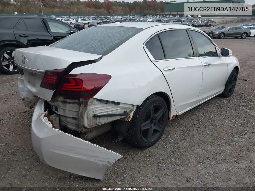 1HGCR2F89DA147785 2013 Honda Accord Sdn Ex-L