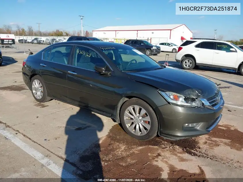 1HGCR2F73DA251874 2013 Honda Accord Ex