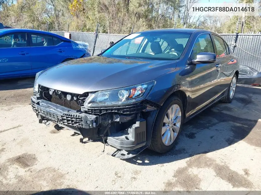 1HGCR3F88DA014618 2013 Honda Accord Ex-L V-6