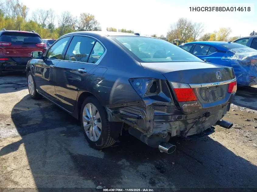 1HGCR3F88DA014618 2013 Honda Accord Ex-L V-6