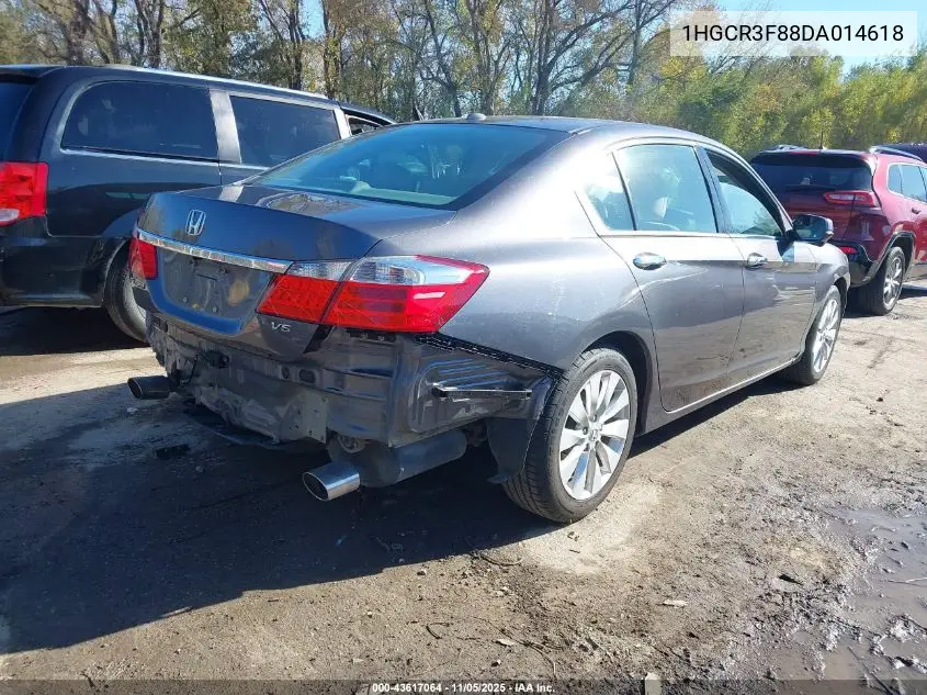 1HGCR3F88DA014618 2013 Honda Accord Ex-L V-6