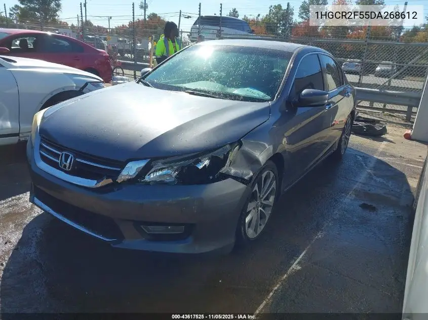 1HGCR2F55DA268612 2013 Honda Accord Sport