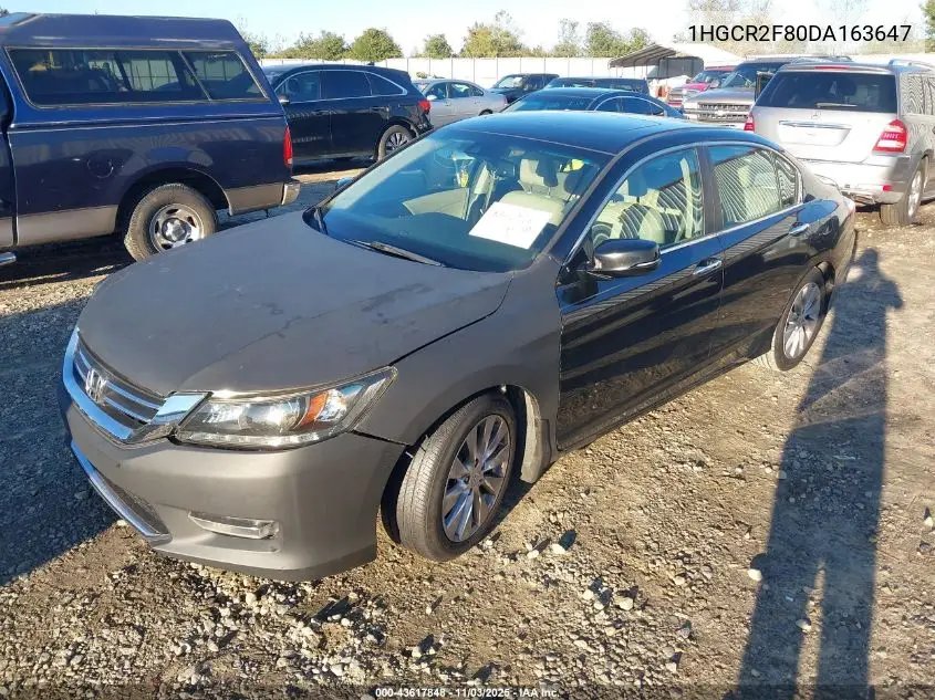 1HGCR2F80DA163647 2013 Honda Accord Ex-L