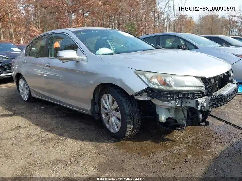 1HGCR2F8XDA090691 2013 Honda Accord Sdn Ex-L