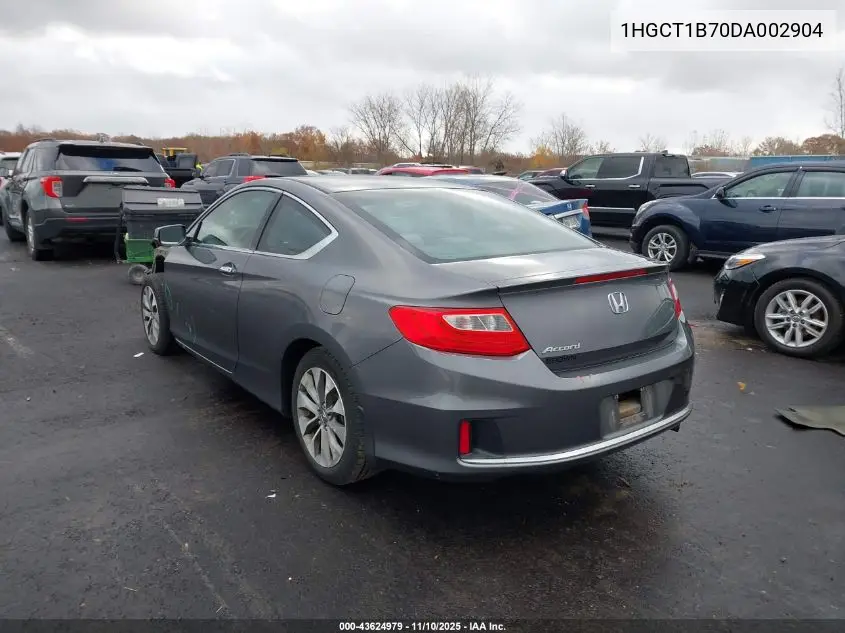 1HGCT1B70DA002904 2013 Honda Accord Ex