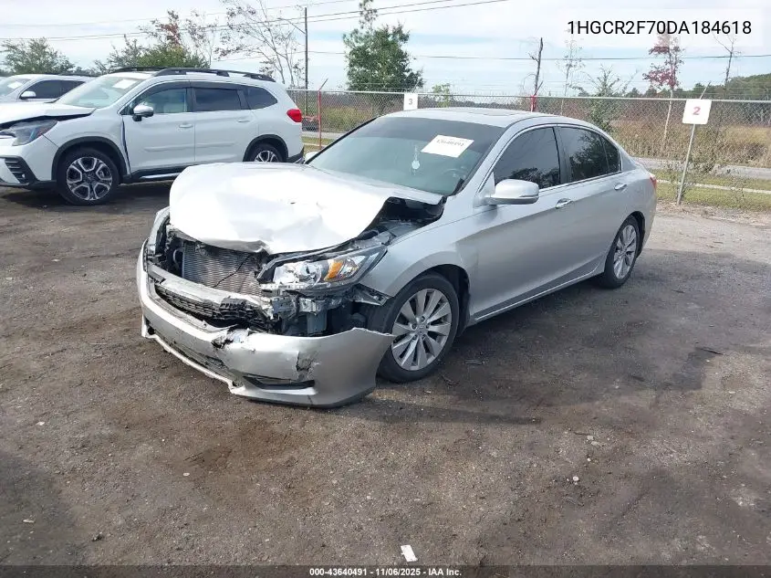 1HGCR2F70DA184618 2013 Honda Accord Ex
