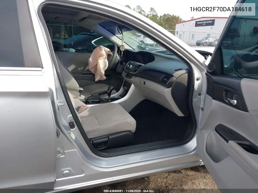 1HGCR2F70DA184618 2013 Honda Accord Ex