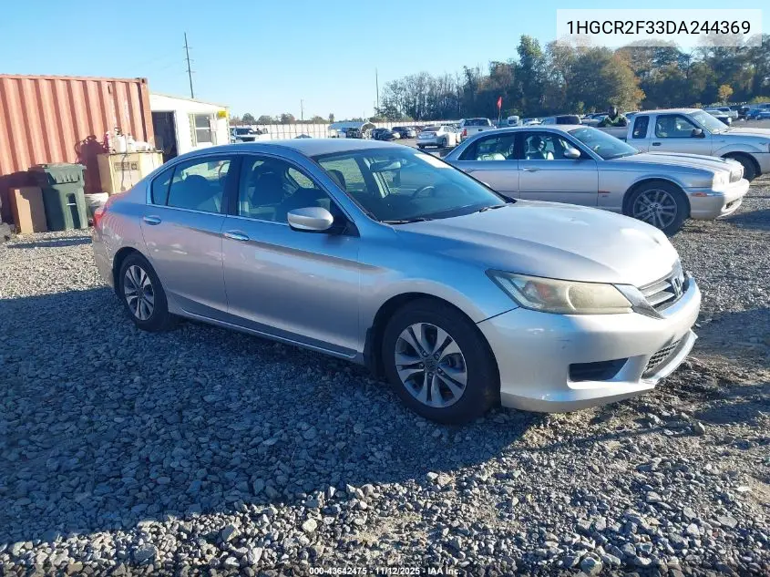 1HGCR2F33DA244369 2013 Honda Accord Lx