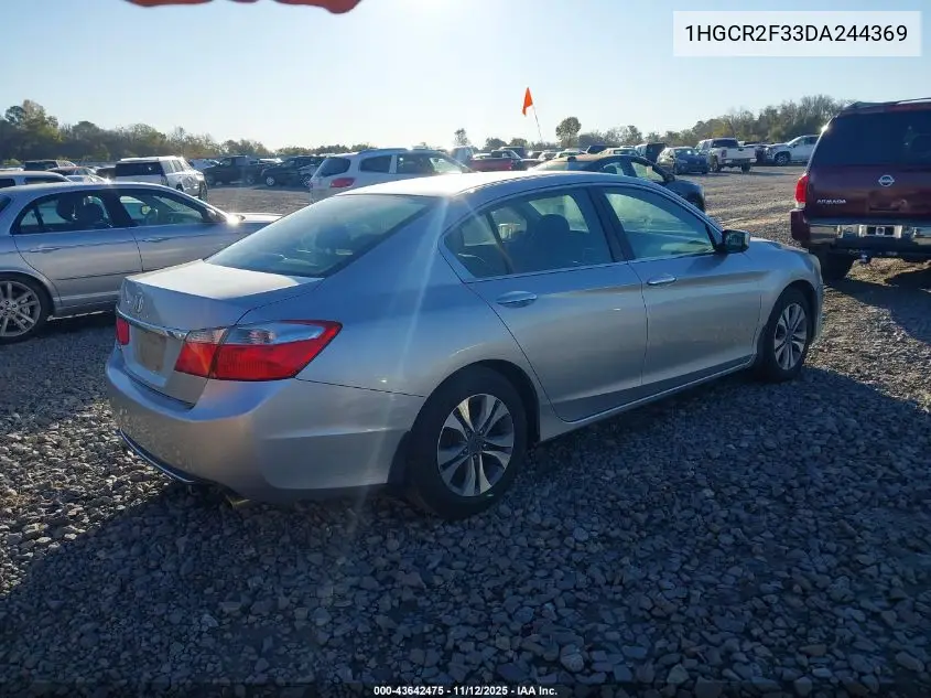 1HGCR2F33DA244369 2013 Honda Accord Lx