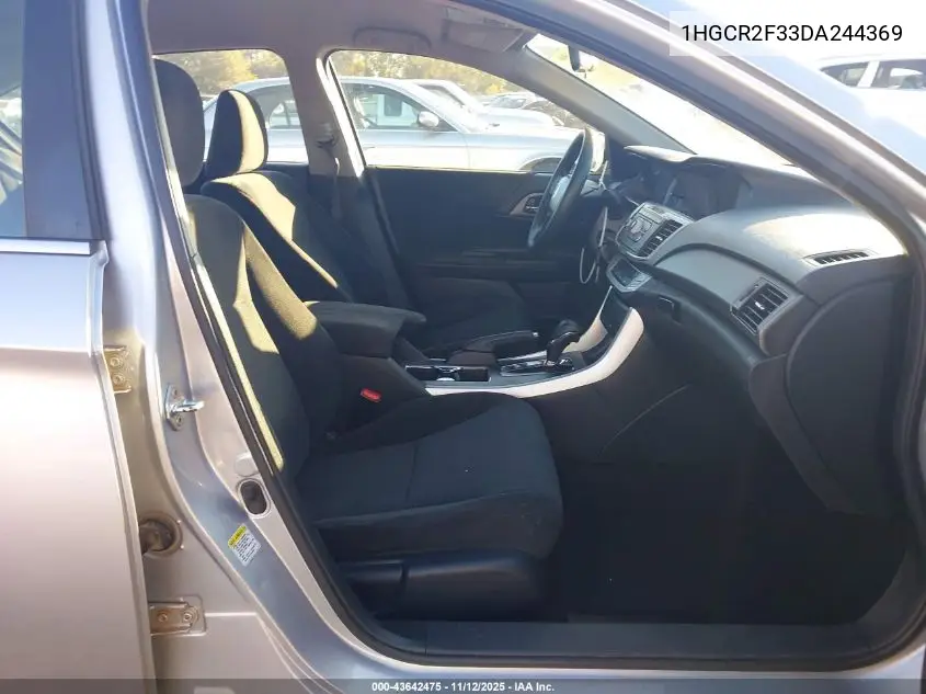 1HGCR2F33DA244369 2013 Honda Accord Lx