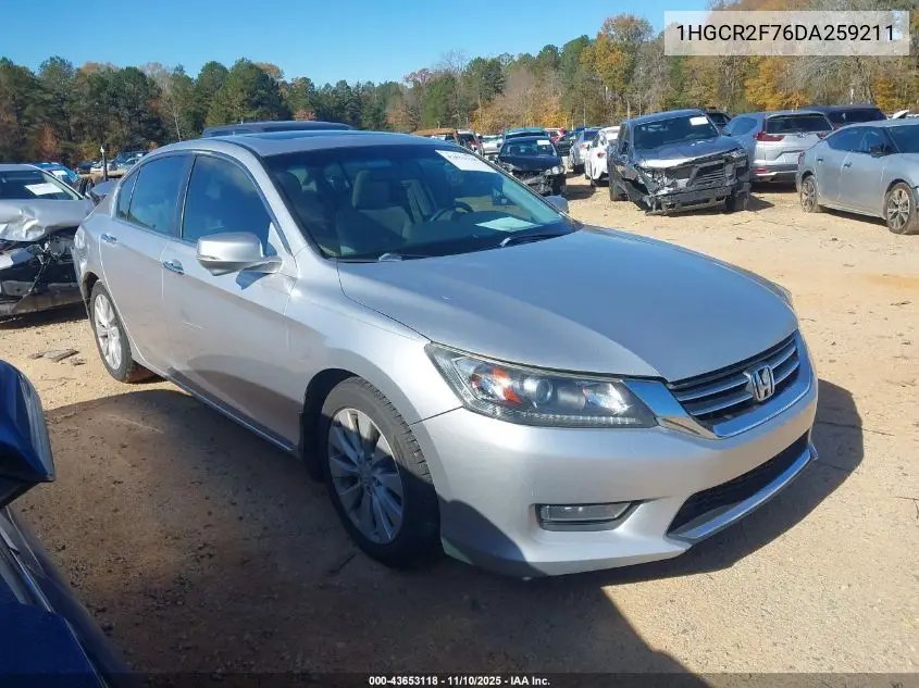 1HGCR2F76DA259211 2013 Honda Accord Ex