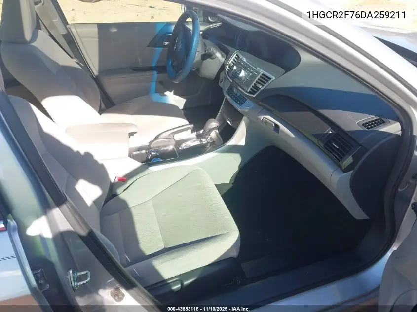 1HGCR2F76DA259211 2013 Honda Accord Ex