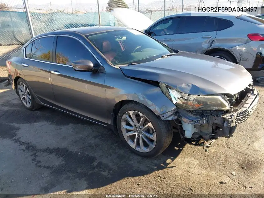 1HGCR2F59DA040497 2013 Honda Accord Sport