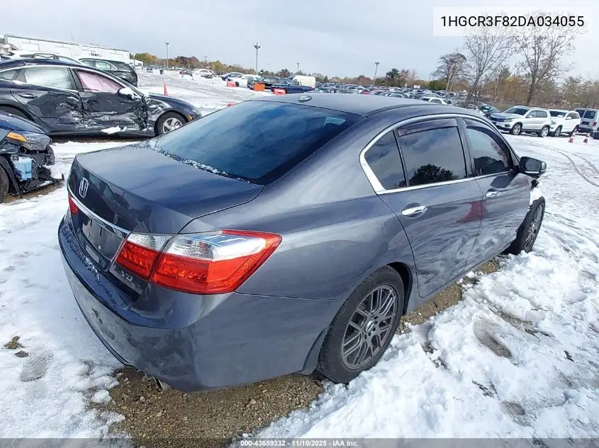 1HGCR3F82DA034055 2013 Honda Accord Ex-L V-6