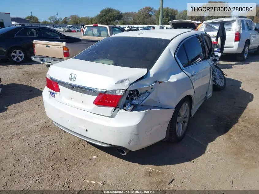 1HGCR2F80DA280080 2013 Honda Accord Sdn Ex-L