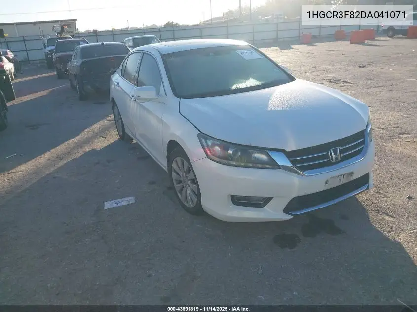 1HGCR3F82DA041071 2013 Honda Accord Ex-L V-6