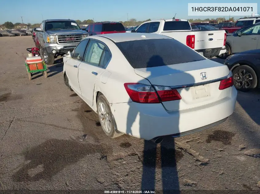 1HGCR3F82DA041071 2013 Honda Accord Ex-L V-6
