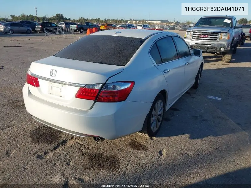 1HGCR3F82DA041071 2013 Honda Accord Ex-L V-6