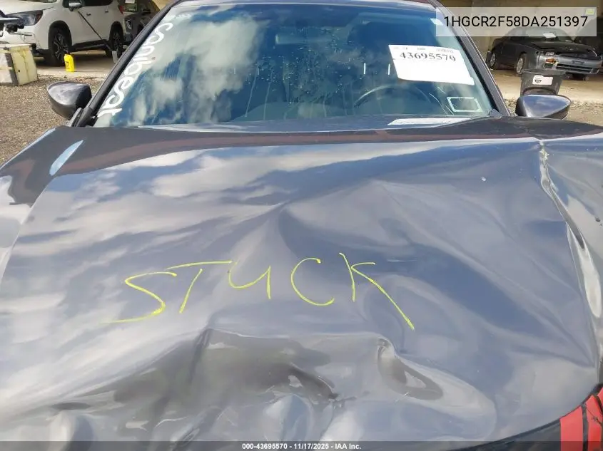1HGCR2F58DA251397 2013 Honda Accord Sport