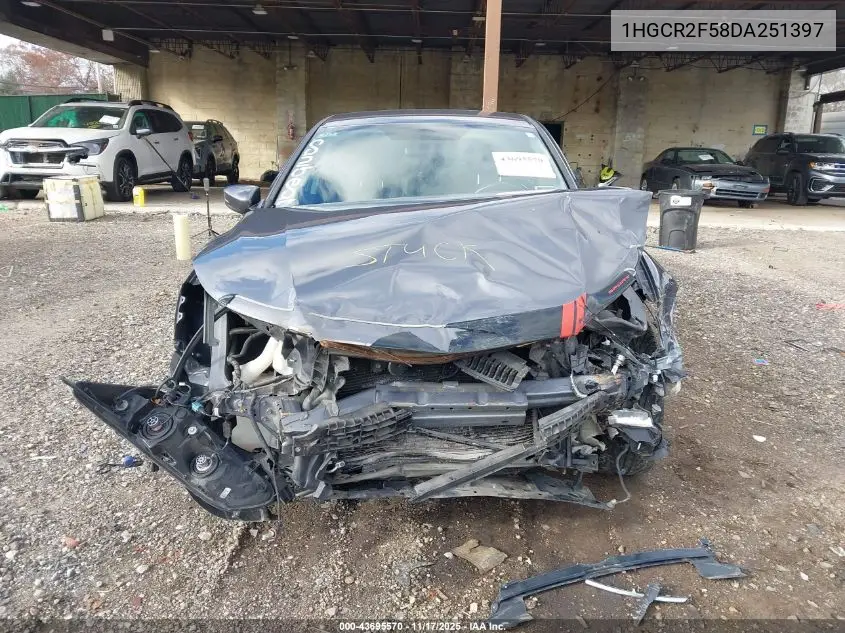 1HGCR2F58DA251397 2013 Honda Accord Sport