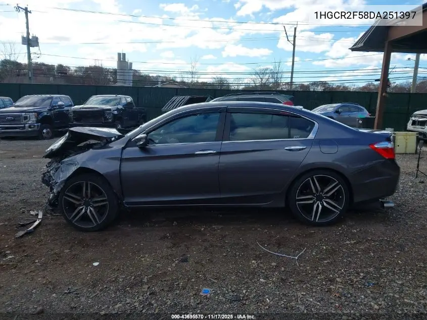 1HGCR2F58DA251397 2013 Honda Accord Sport