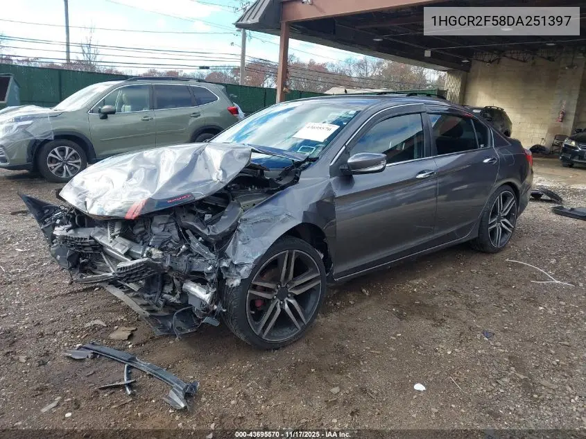 1HGCR2F58DA251397 2013 Honda Accord Sport
