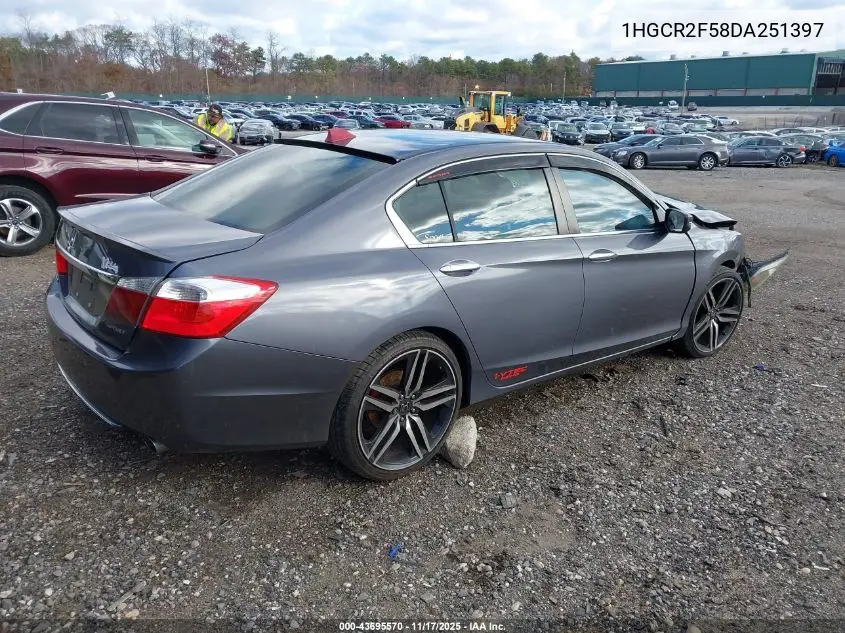 1HGCR2F58DA251397 2013 Honda Accord Sport