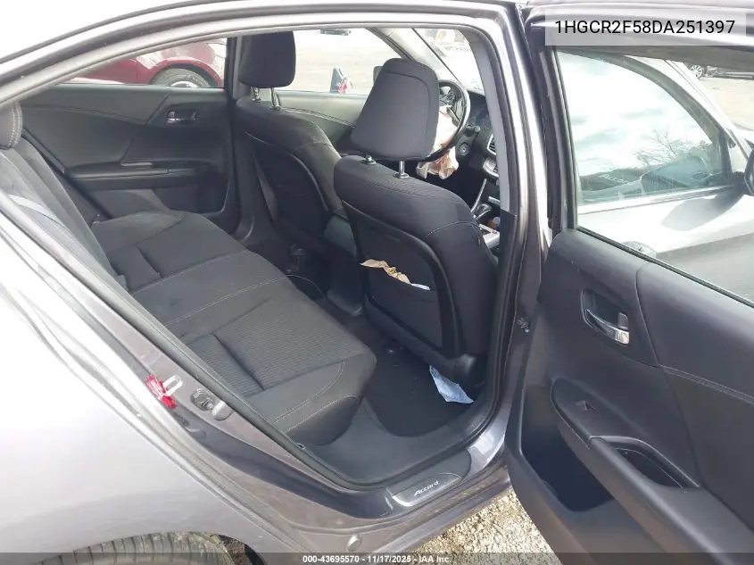 1HGCR2F58DA251397 2013 Honda Accord Sport