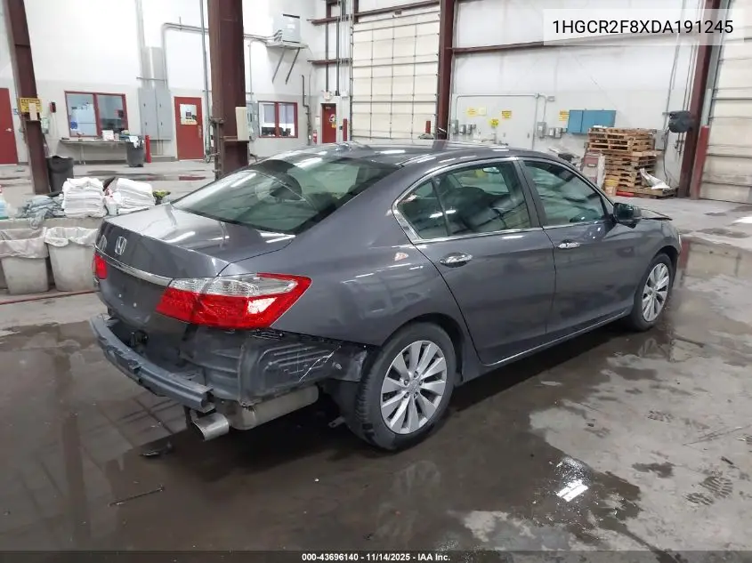 1HGCR2F8XDA191245 2013 Honda Accord Sdn Ex-L