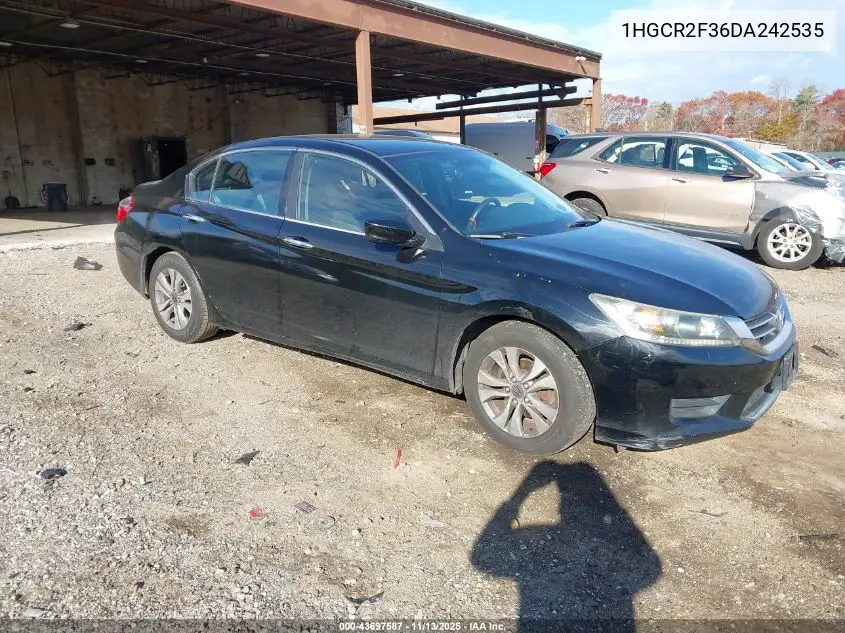 1HGCR2F36DA242535 2013 Honda Accord Lx