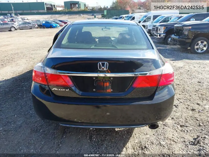 1HGCR2F36DA242535 2013 Honda Accord Lx