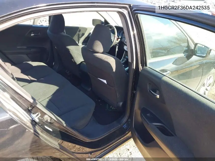 1HGCR2F36DA242535 2013 Honda Accord Lx