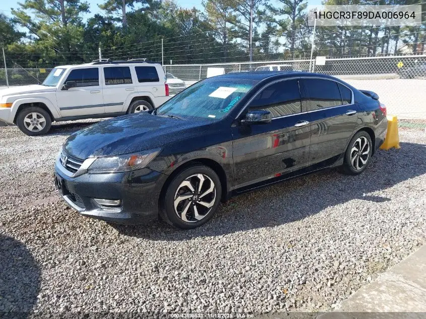 1HGCR3F89DA006964 2013 Honda Accord Ex-L V-6