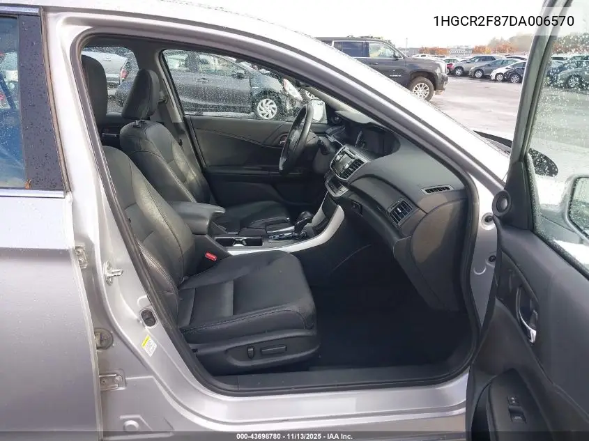 1HGCR2F87DA006570 2013 Honda Accord Sdn Ex-L