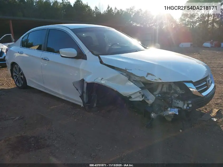 1HGCR2F54DA218171 2013 Honda Accord Sport