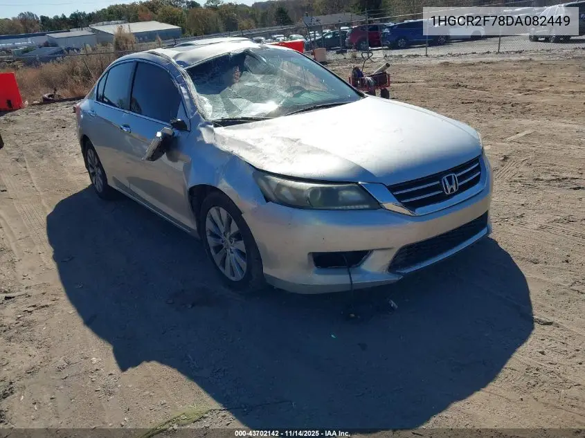 1HGCR2F78DA082449 2013 Honda Accord Ex