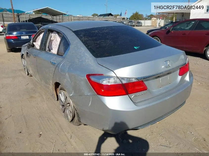 1HGCR2F78DA082449 2013 Honda Accord Ex